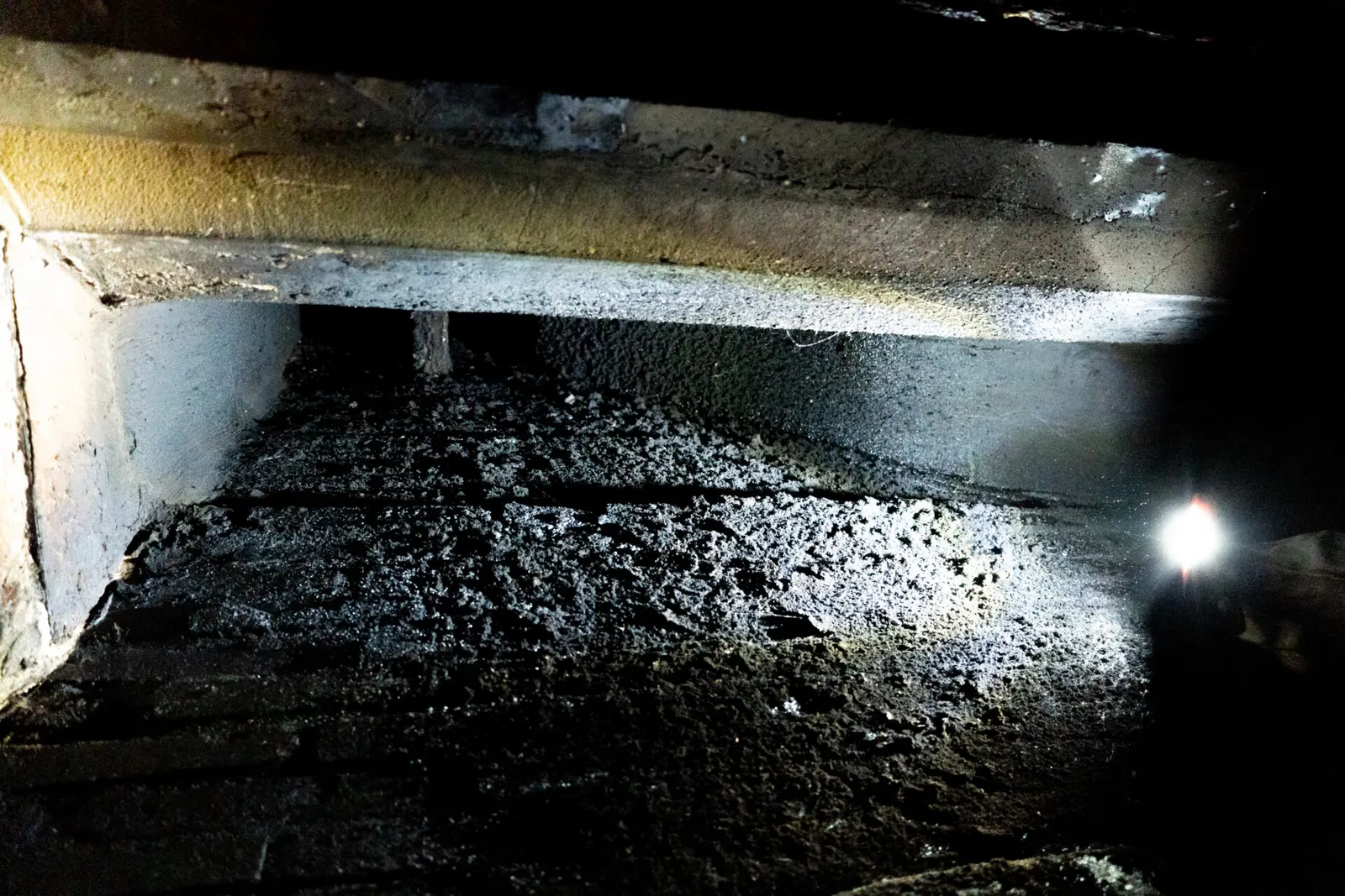 Cheminée avant ramonage