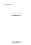 Règlement sanitaire Manche